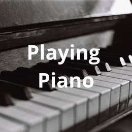 playing the piano as a hobby